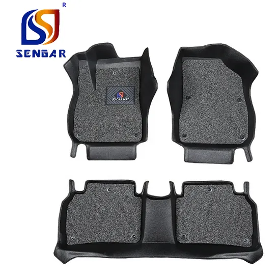 Tapis de sol de voiture en cuir personnalisé en usine, tapis de sol adapté à tous les modèles, nouveau Style, tapis de voiture de luxe facile à nettoyer, offre spéciale