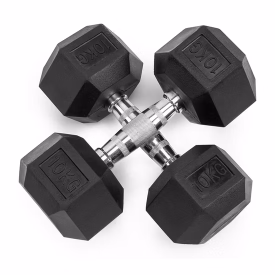 Fitness d'haltères Tmt enduits de caoutchouc 375 avancés d'utilisation de gymnase
